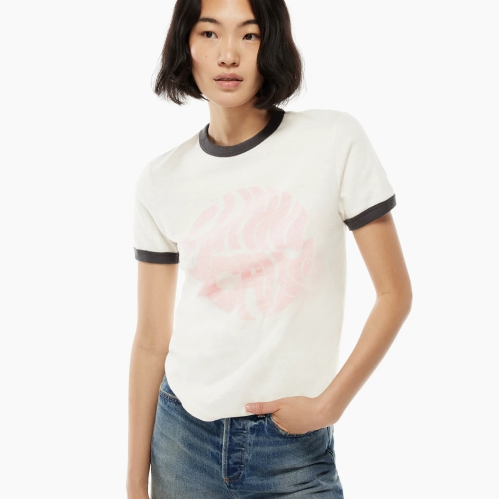 Aritzia Denim Forum 80's Ringer T